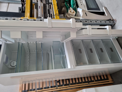 Kühlschrank, Gefrierschrank, weiss, 
