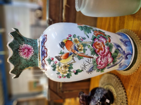 Vase, Chinesische Malerei, Porzellanvase, 
