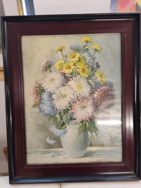 Bild; Blumenbild, Aquarellbild, Ölbild, 