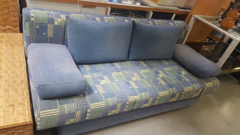 blaue Couch