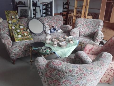 Couch Blumen