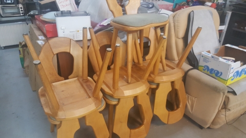 Sessel, Holzsessel, Natur, 
