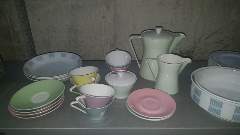 Kaffeegeschirr, Kaffeekanne, Kaffeehäferl, 
