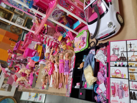 Barbie, Barbiepuppen, Rosa, Barbiepuppenhaus, Barbiepuppenauto, 