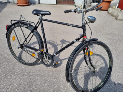 Rad, Fahrrad, Waffenrad, Herrenrad, schwarz, 