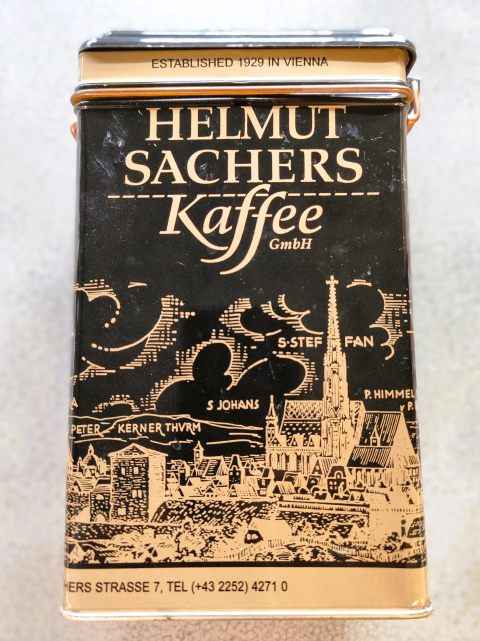 Blechdose Sacher Kaffee