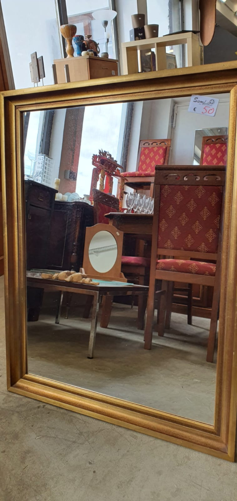 Spiegel, Wandspiegel, Goldrahmen, 